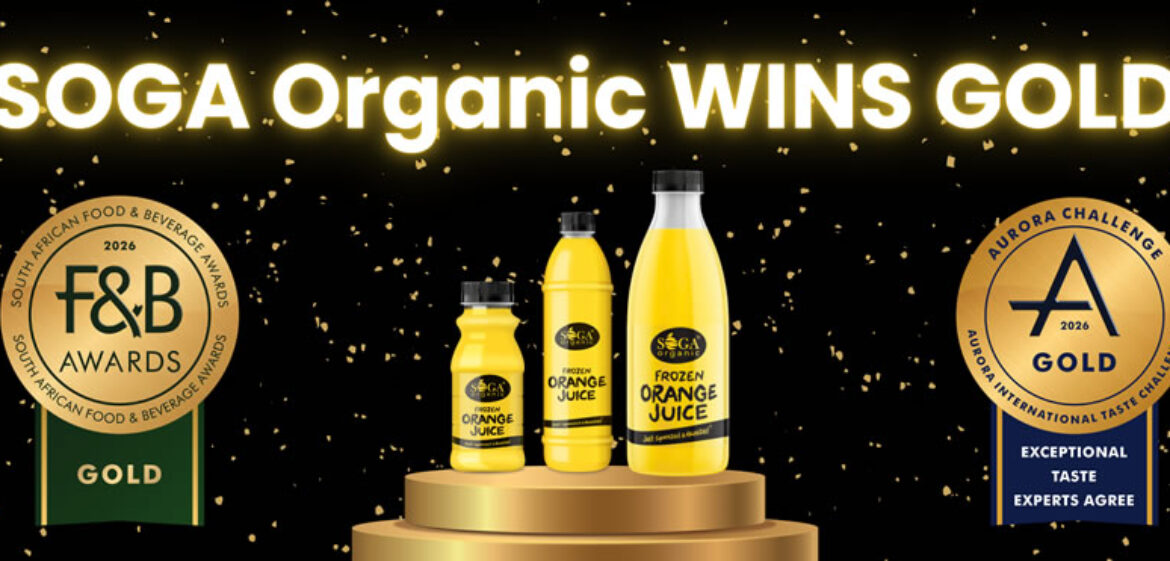 SOGA ORGANIC® WINS GOLD!