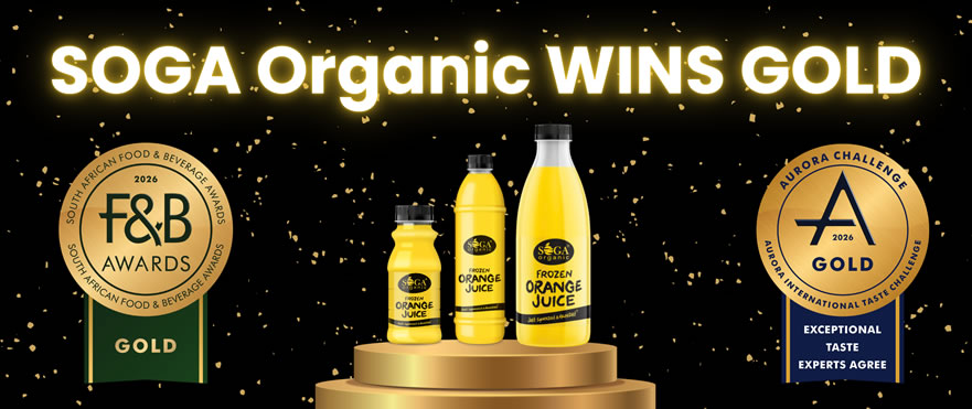 SOGA ORGANIC® WINS GOLD!